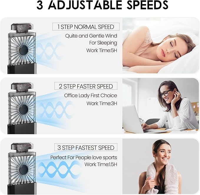 Handheld Crystal Fan