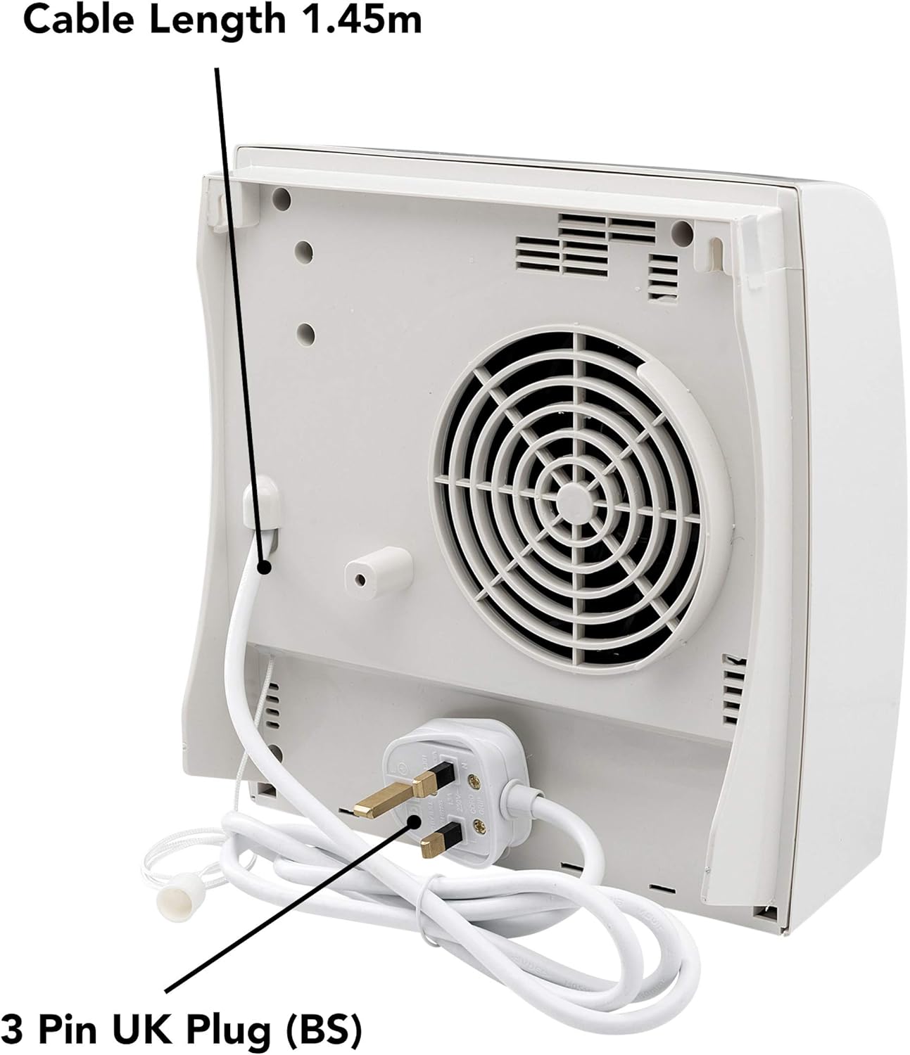 Devola 2kW Bathroom Heater Wall Mounted