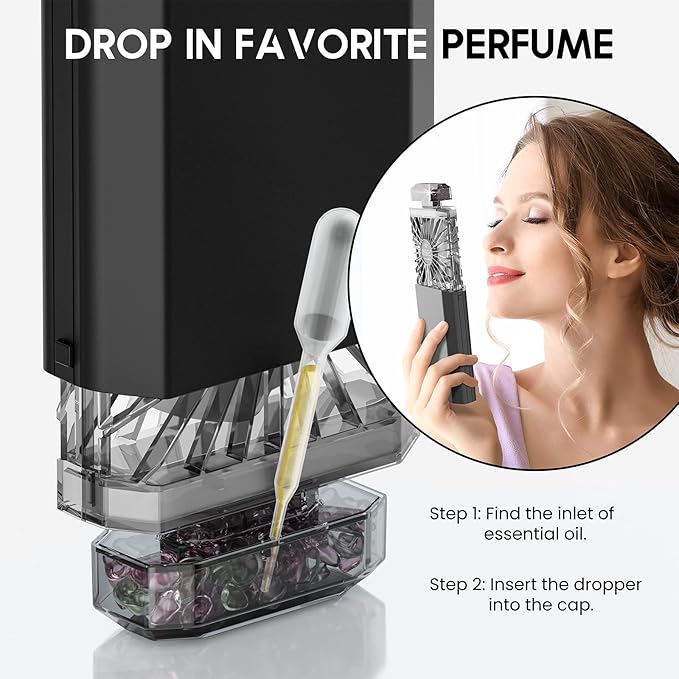 Handheld Crystal Fan