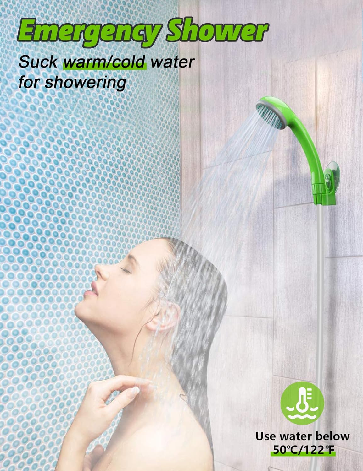 LIBERRWAY Portable Shower Camping Travel Shower Outdoor