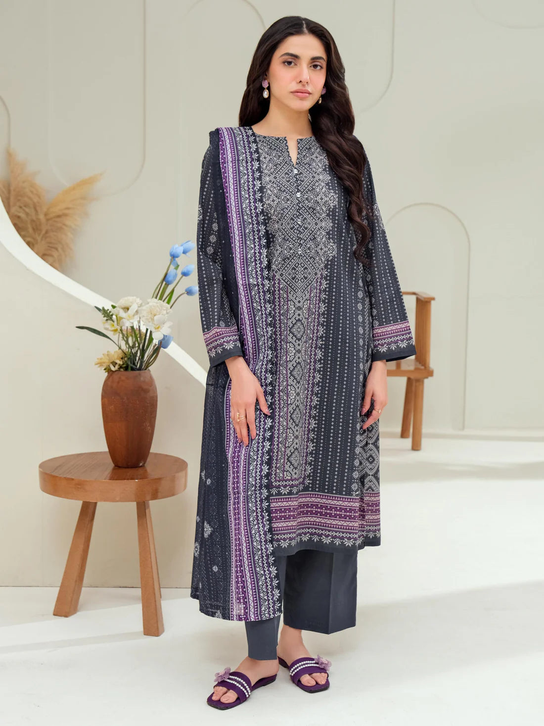 LIMELIGHT Lawn Shirt-Printed (UNSTITCHED) (2) PIECE