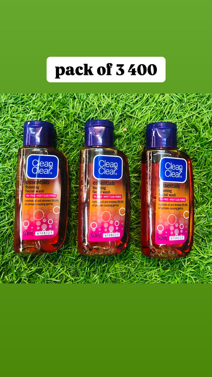 CLEAN AND CLEAR FACE WASH