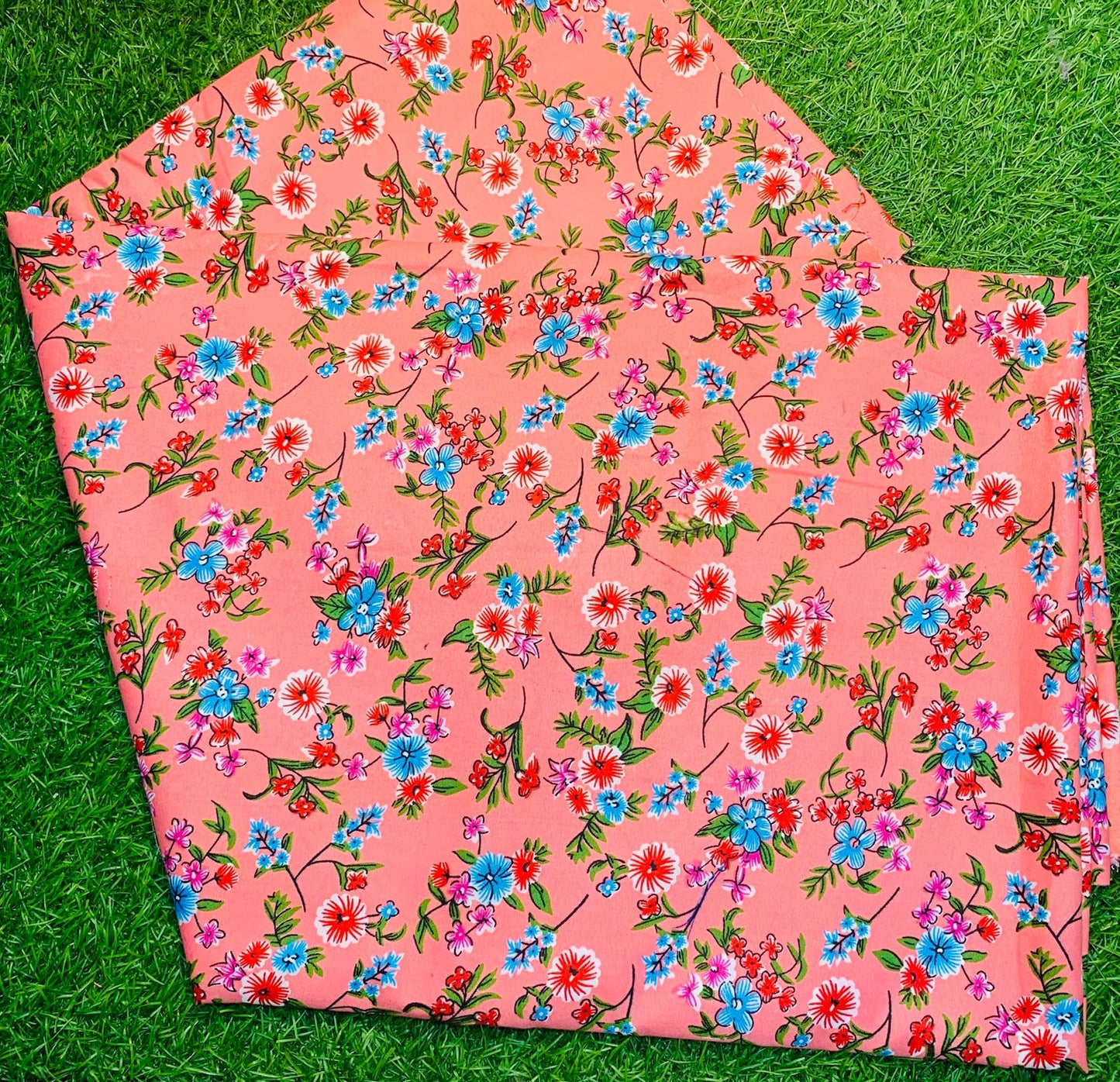 COTTON MIX (2) PIECE SUIT (UNSTITCHED) D9