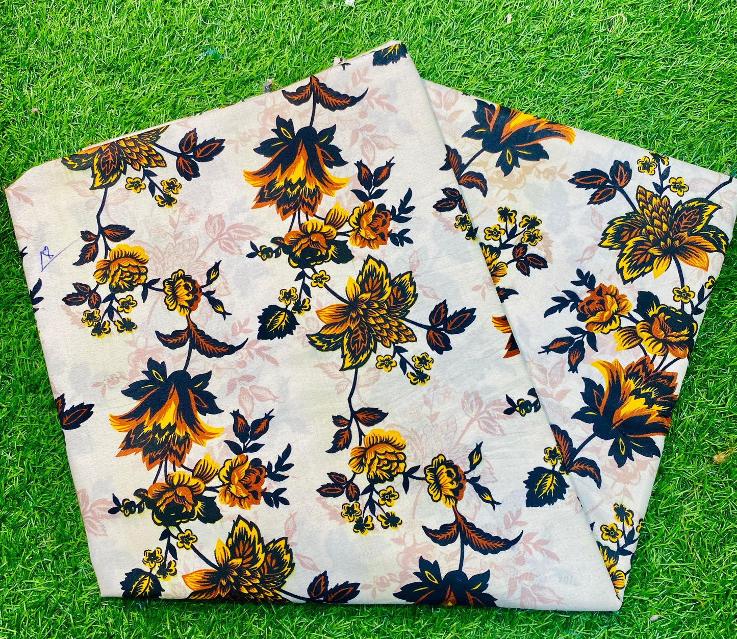 COTTON MIX (2) PIECE SUIT (UNSTITCHED)