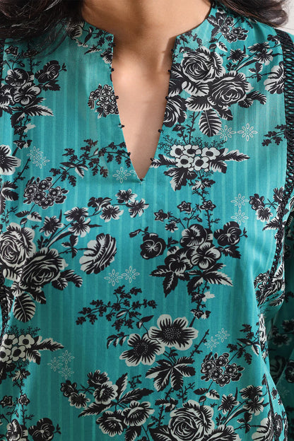 SAYA Stripe Lawn 3 Piece