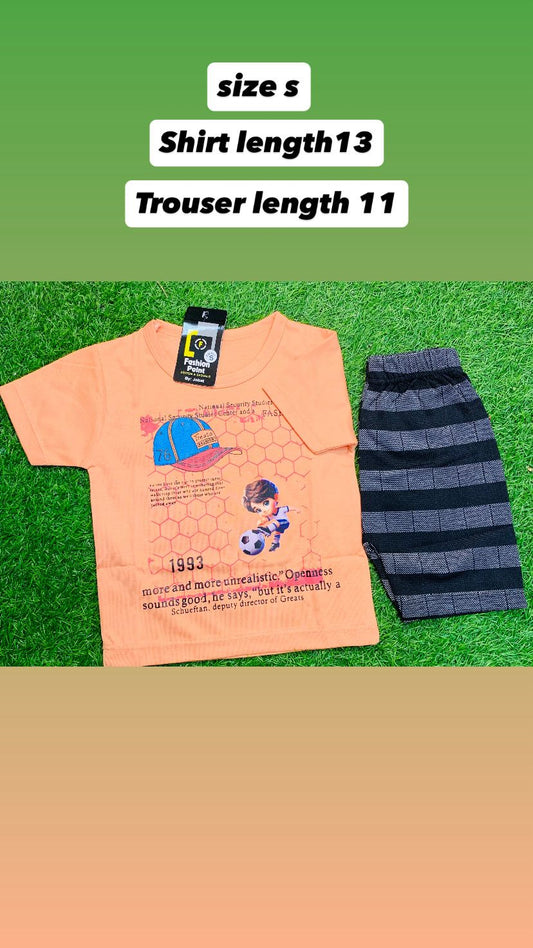 KIDS T.SHIRT AND SHORTS