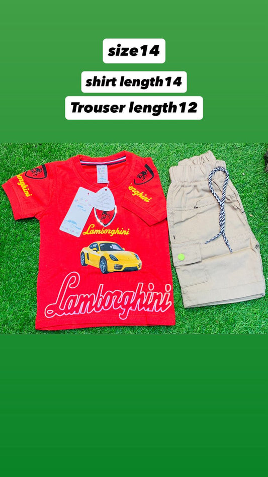 KIDS T.SHIRT AND SHORTS