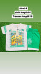AZADI DAY KIDS T.SHIRT AND SHORTS