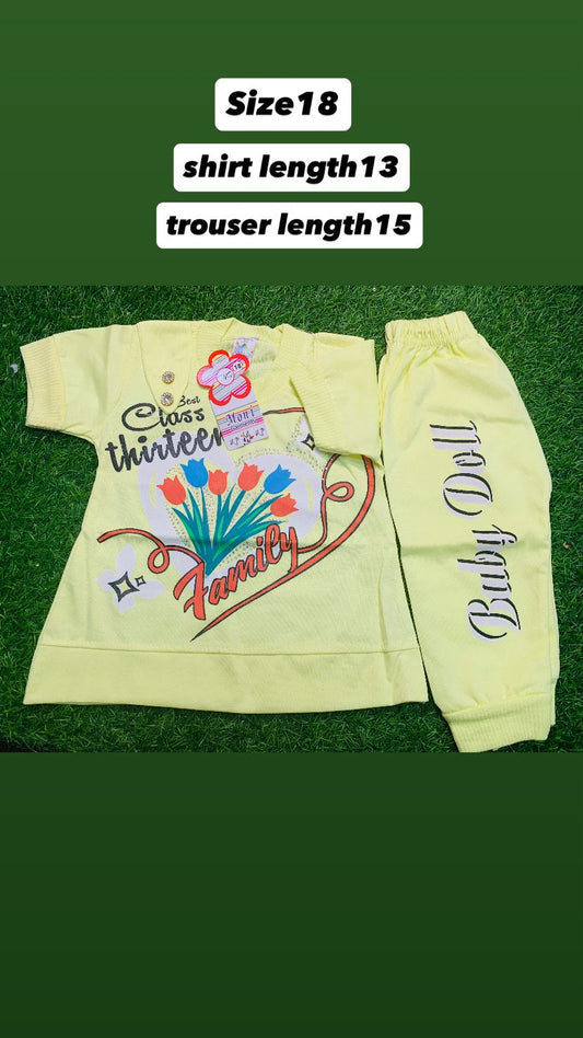 KIDS T.SHIRT AND TROUSER