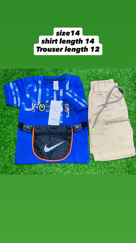 KIDS T.SHIRT AND SHORTS