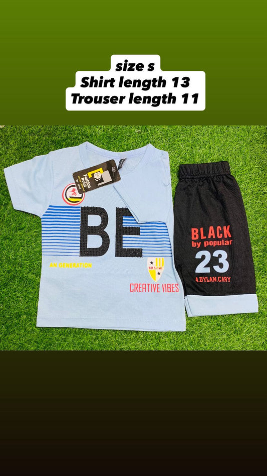 KIDS T.SHIRT AND SHORTS