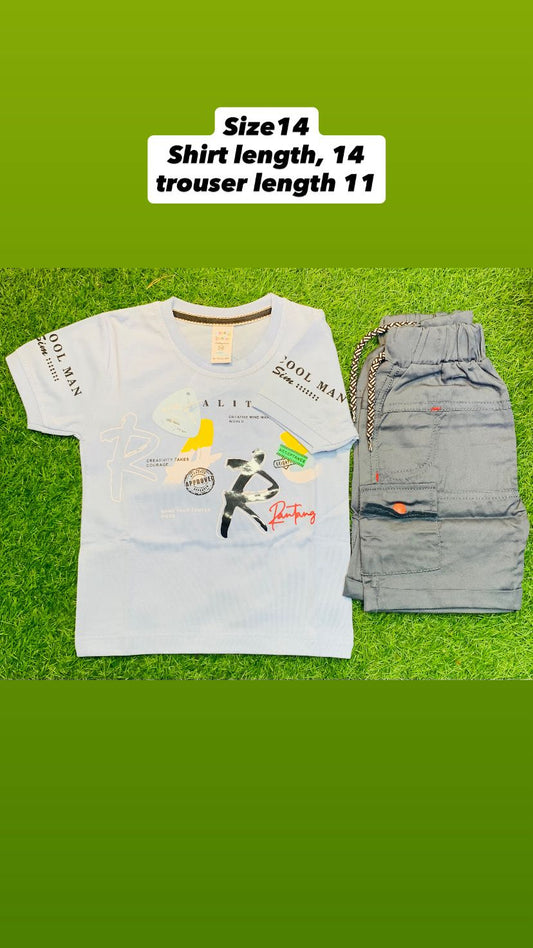 KIDS T.SHIRT AND SHORTS