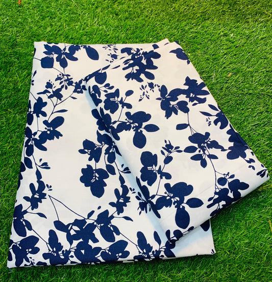 COTTON MIX (2) PIECE SUIT (UNSTITCHED) D8