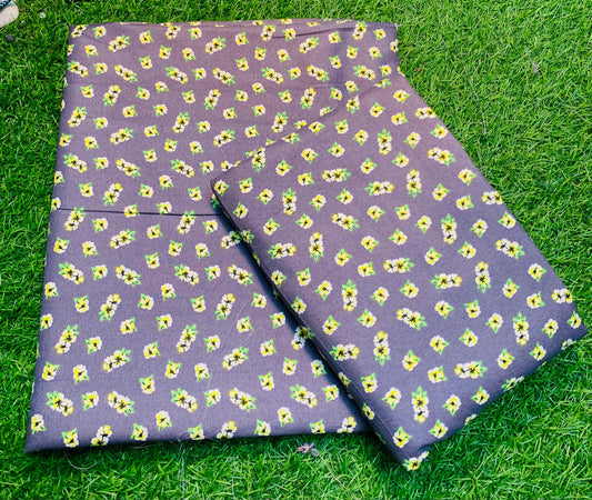 COTTON MIX (2) PIECE SUIT (UNSTITCHED) D2
