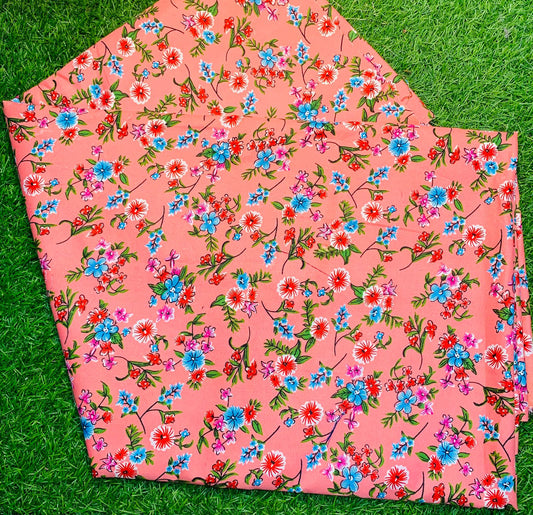 COTTON MIX (2) PIECE SUIT (UNSTITCHED) D9