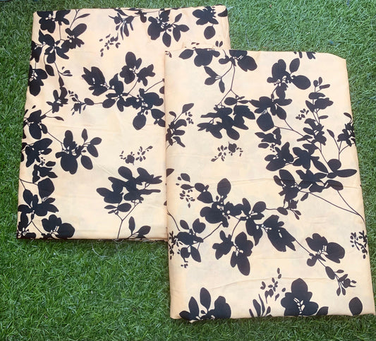 COTTON MIX (2) PIECE SUIT (UNSTITCHED) A50