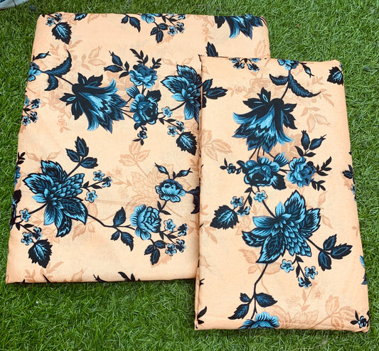 COTTON MIX (2) PIECE SUIT (UNSTITCHED) A4