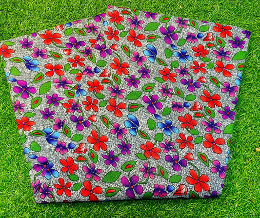 COTTON MIX (2) PIECE SUIT (UNSTITCHED)