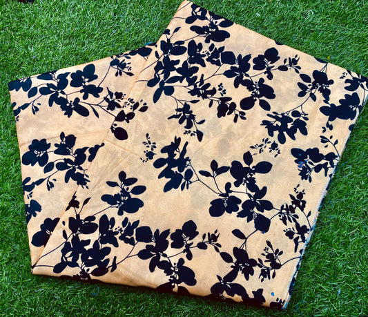COTTON MIX (2) PIECE SUIT (UNSTITCHED)