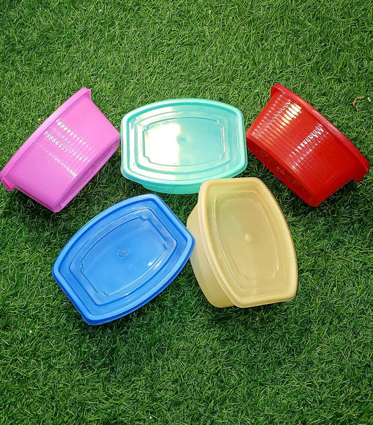 PLASTIC FOOD BOX PACK OF 5