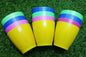 PLASTIC COLORFUL GLASS PACK OF 4