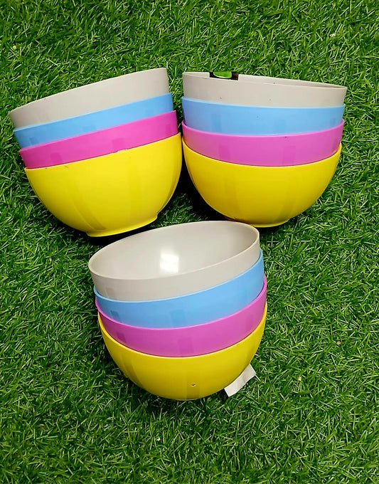 PLASTIC COLORFUL BOWL PACK OF 4