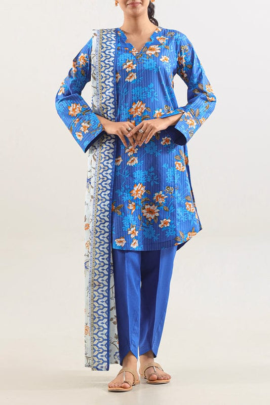 SAYA Stripe Lawn 3 Piece