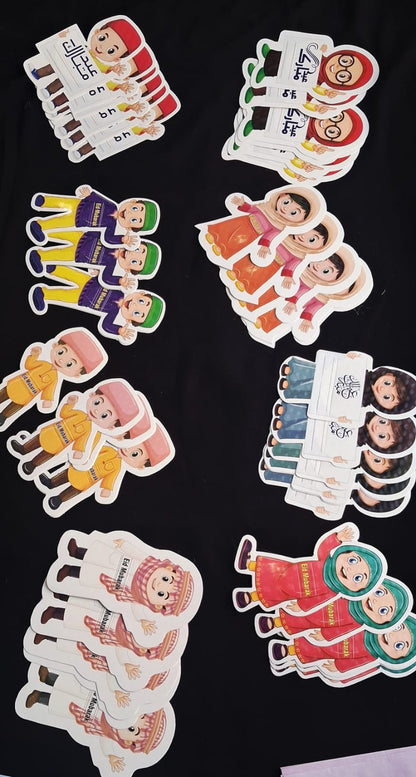 Eidi Tuck Cards For Kids With Textured Envelopes Buy 6 Get 6 Free (Large Size)