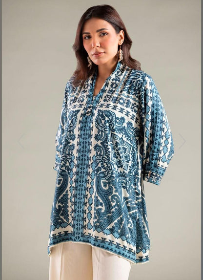 KHAADI Geometric Kurta (STITCHED)