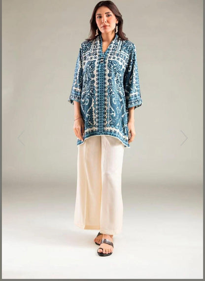 KHAADI Geometric Kurta (STITCHED)