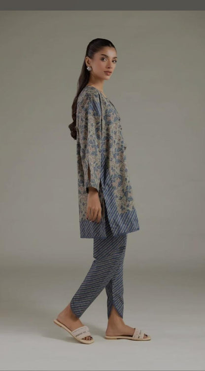 KHAADI Round-Neck Kurta (STITCHED)