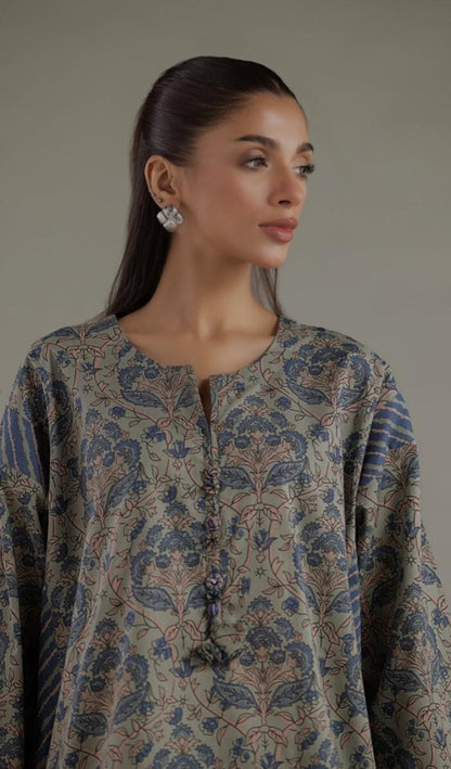 KHAADI Round-Neck Kurta (STITCHED)