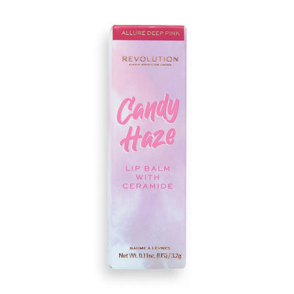 ( DEAL PACK OF 3 ) Revolutiion Candy Haze Ceramide Lip Balm - Allure Deep Pink